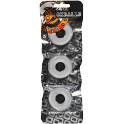 Oxballs Pack de 3 mini cockrings Oxballs transparents